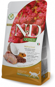 N&D Cat GF Quinoa Skin&Coat Quail Adult